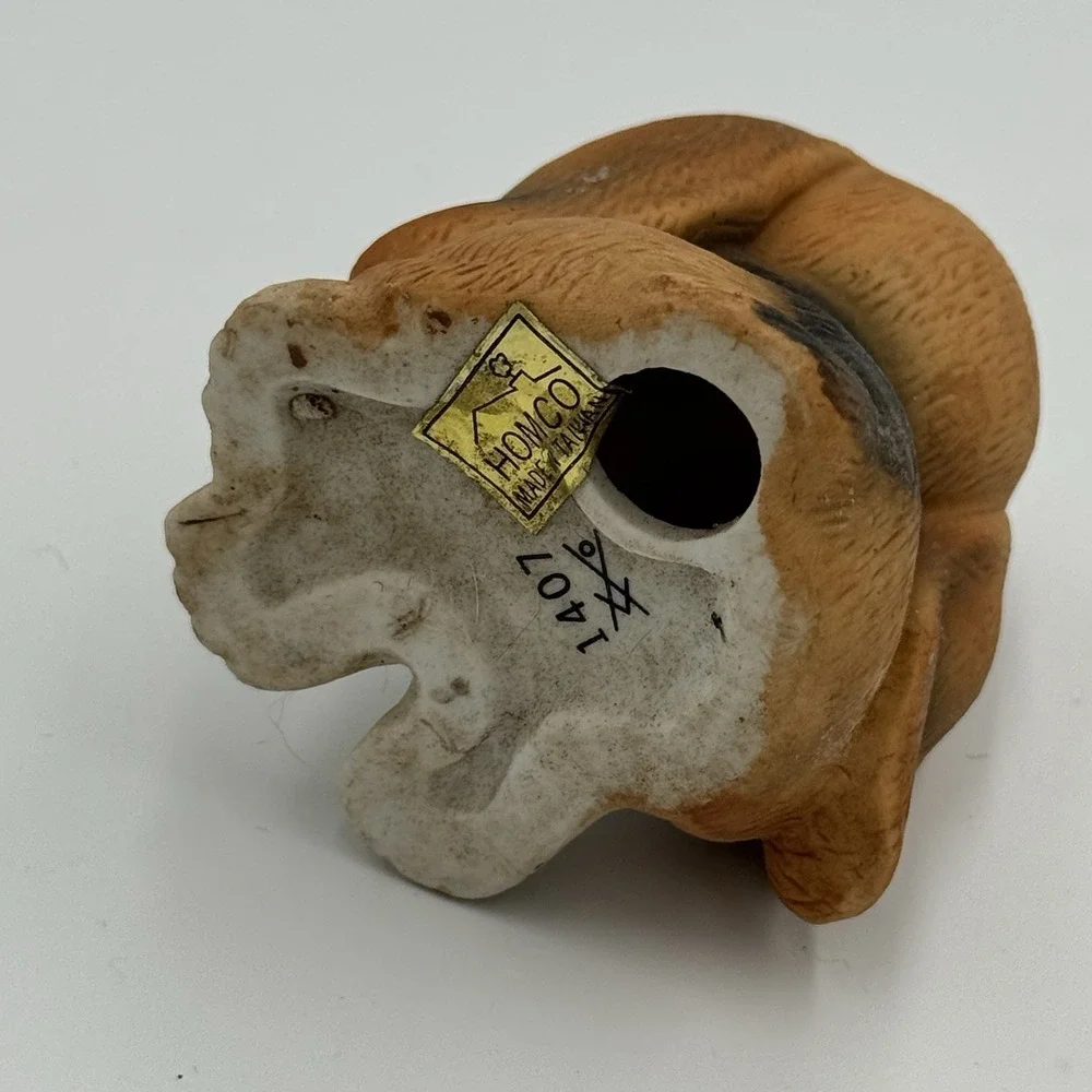 homco‎ basset hound 1407 Puppy Figurine 3